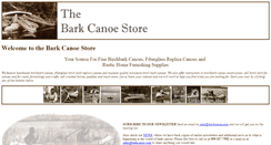 Desktop Screenshot of barkcanoe.com